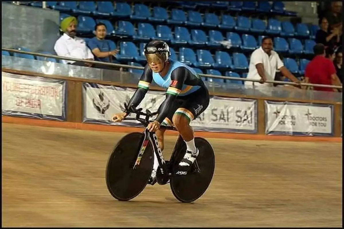 Manipur’s Ace Cyclist Ronaldo Singh Laitonjam Created National Record at Asian Track Cycling Championship
