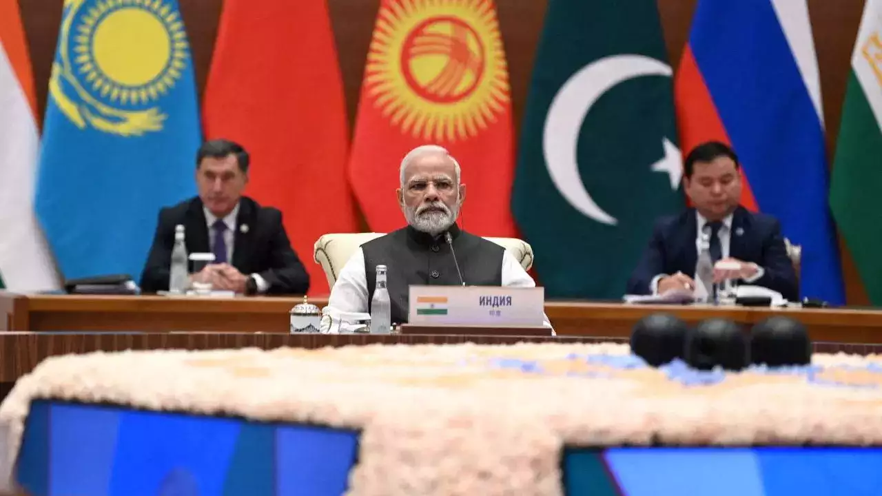 SCO Summit: PM Modi Makes Veiled Attack At ‘Countries Supporting Cross-Border Terror’ In Pak PM Sharif’s Presence