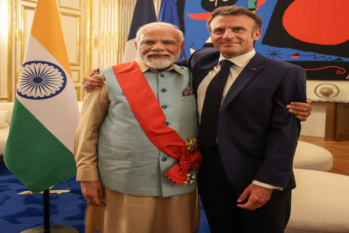 PM Modi Conferred With France’s Highest Award, ‘Grand Cross Of The Legion Of Honour’
