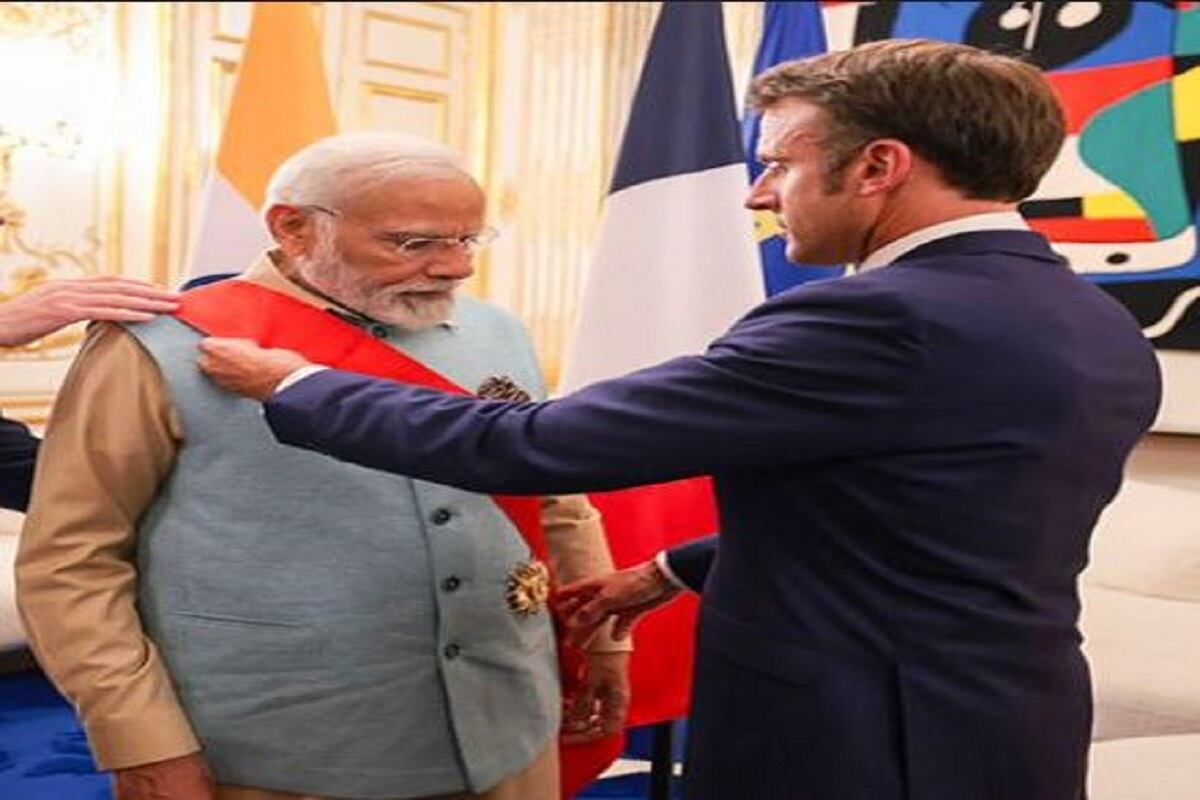 Grand Cross Of The Legion Of Honour, France’s Highest Honour, Was Presented To PM Modi