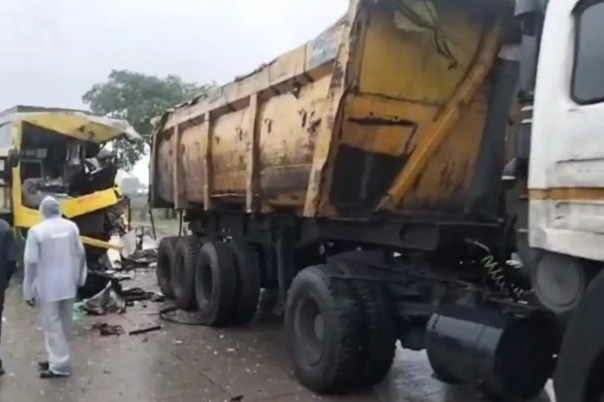 Bus Hits Truck On The Way To PM Modi’s Rally In Raipur, Causing 3 Deaths And 6 Injured