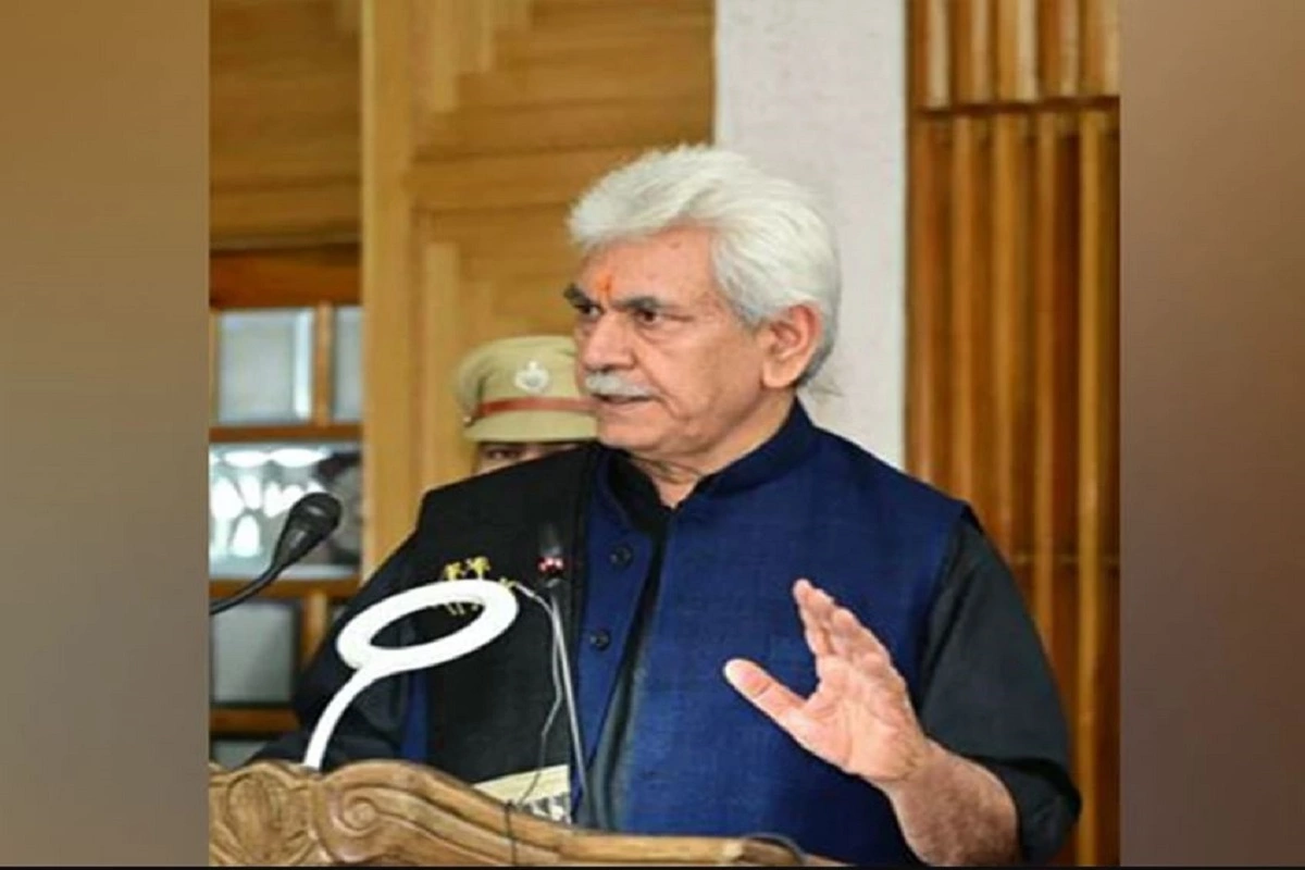 J-K: L-G Manoj Sinha Interacts With Indian Wushu Team Bound For 19th Asian Games