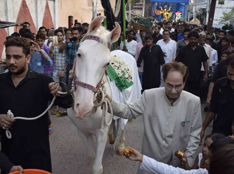 Indian Culture Can Be Seen In The Muharram Procession