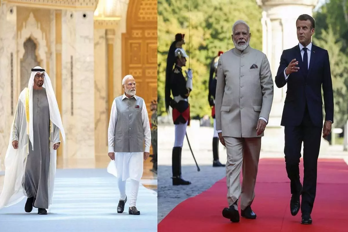 PM Modi's France, UAE Visit