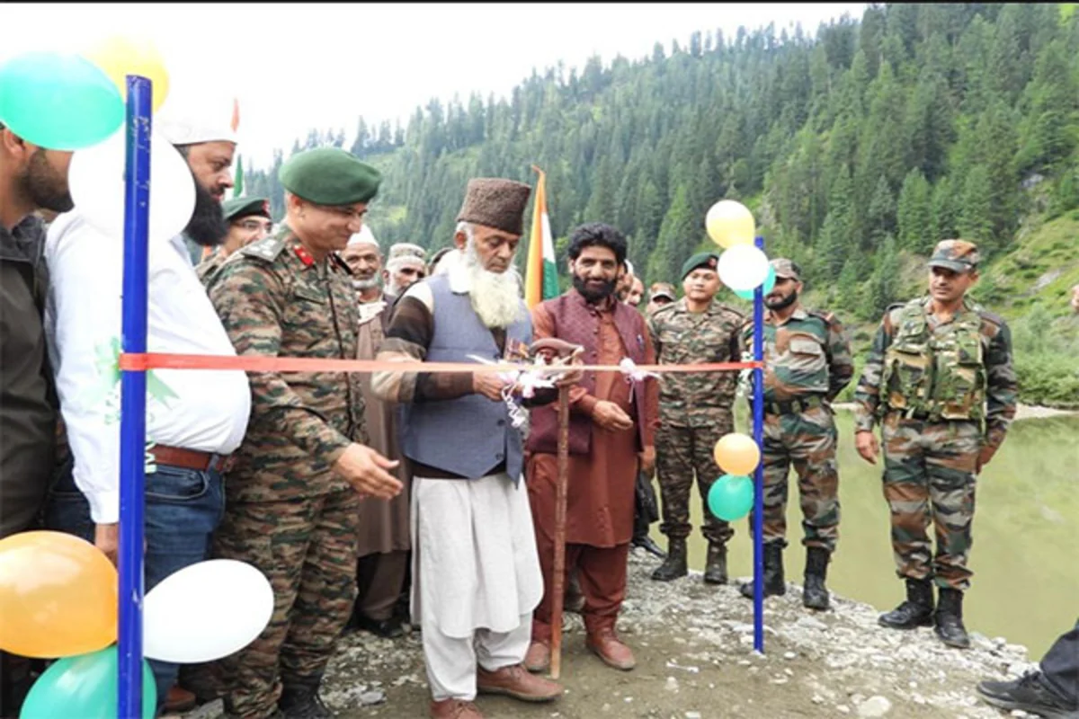 Army Dedicates 115-Feet Long Bridge To Locals Of Last Village On LoC In Machhal Sector: J&K