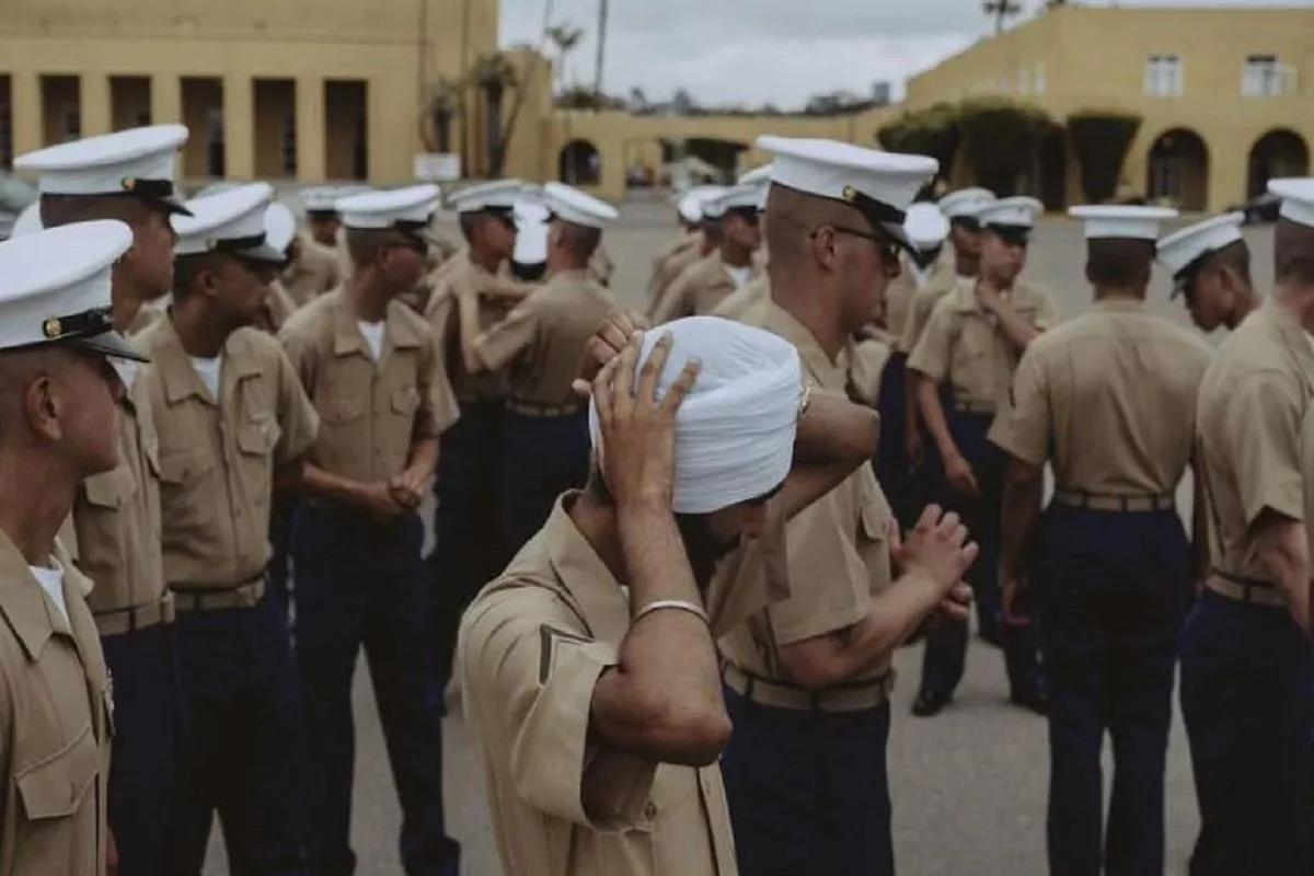 Sikh Marine Successfully Completes Basic Training after Challenging Grooming Rules